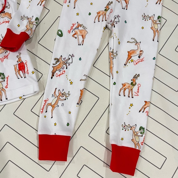 Nola Tawk Reindeer Christmas Pajama Set - Picture 9 of 14